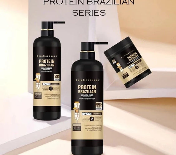VB Protein Brazilian Keratin Hair Shampoo, Conditioner & Mask Set